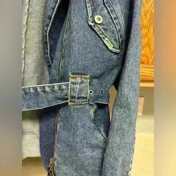 VGT Gasoline 100% cotton denim jacket size medium - Picture 5 of 7